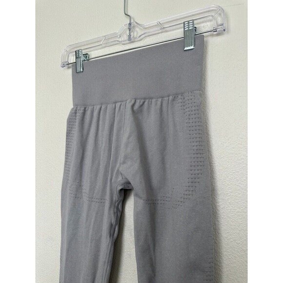 Gymshark Vital Seamless 2.0 Leggings Light Marl Gray Athleisure Stretch Sz Small - Picture 7 of 8